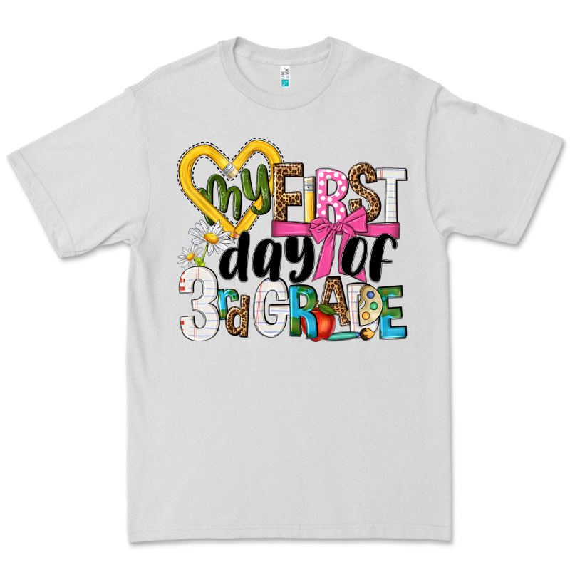 My First Day Of 3rd Grade Premium Tee by NancyCooperArtShop | Teevron