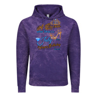 Cloud Purple A Queen Was Born In July 24th Happy Birthday Vintage Hoodie - Bettercallsaul