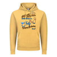 Vintage Mustard A Queen Was Born In July 24th Happy Birthday Vintage Hoodie - Bettercallsaul