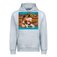 Heather Grey western farm cow pig rooster chick farm chicken barn Urban Hoodie - Artiststas