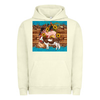 Pigment Pistachio western farm cow pig rooster chick farm chicken barn Urban Hoodie - Artiststas