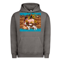 Pigment Tornado western farm cow pig rooster chick farm chicken barn Urban Hoodie - Artiststas