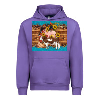 Tulip western farm cow pig rooster chick farm chicken barn Urban Hoodie - Artiststas