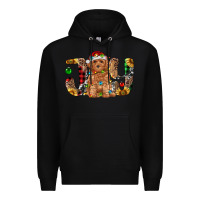 Black toy poodle christmas joy Premium Hoodie - RanaPortraitStore