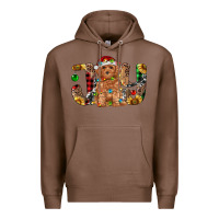Chestnut toy poodle christmas joy Premium Hoodie - RanaPortraitStore