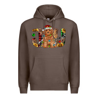 Coffee toy poodle christmas joy Premium Hoodie - RanaPortraitStore