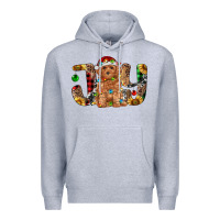 Heather Grey toy poodle christmas joy Premium Hoodie - RanaPortraitStore