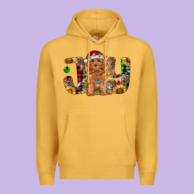 Toy Poodle Christmas Joy Premium Hoodie Designed By Ranaportraitstore