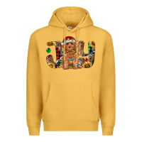 Mustard toy poodle christmas joy Premium Hoodie - RanaPortraitStore