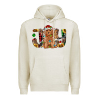 Oatmeal Heather toy poodle christmas joy Premium Hoodie - RanaPortraitStore