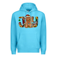 Ocean Blue toy poodle christmas joy Premium Hoodie - RanaPortraitStore