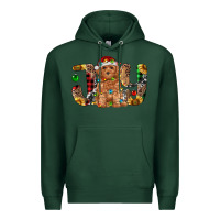 Sports Green toy poodle christmas joy Premium Hoodie - RanaPortraitStore