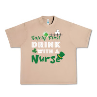 Burro Safety First Drink With A Nurse Urban Heavy Tee - Bettercallsaul