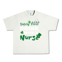 Pistachio Safety First Drink With A Nurse Urban Heavy Tee - Bettercallsaul