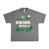 Tornado Safety First Drink With A Nurse Urban Heavy Tee - Bettercallsaul