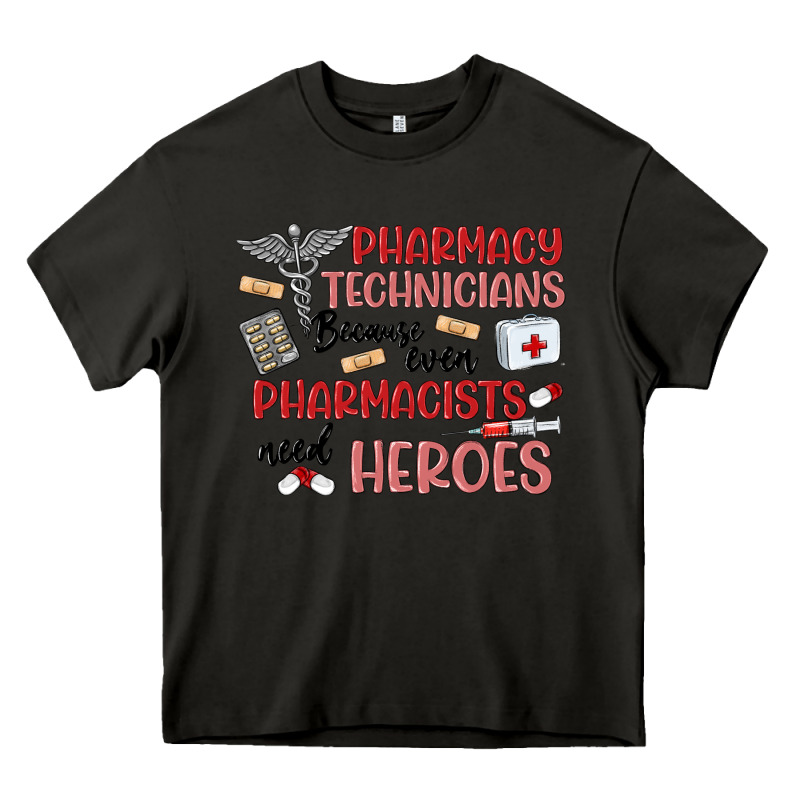 Pharmacy Technicians Heavy Core Tee by MaliasSmallBusiness | Teevron