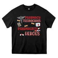 Black pharmacy technicians Heavy Core Tee - MaliasSmallBusiness