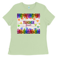 Matcha teacher fuel Ladies Tee - NancyCooperArtShop
