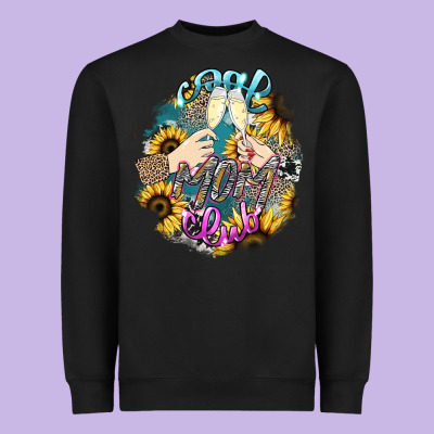 Cool Mom Club Mother's Day Heavyweight Sweatshirt Designed By Howdyjamesfarm