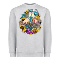 Heather Grey Cool mom club mother's day Heavyweight Sweatshirt - HowdyJamesFarm