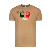Vintage Camel Merry Christmas Reindeer Vintage Tee - Bettercallsaul