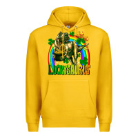 Lemon luckysaurus St. Patricks Day Premium Hoodie - FaDigitalArtStudio