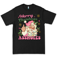 Black merry christmas assholes Premium Tee - MaliasSmallBusiness