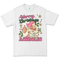 White merry christmas assholes Premium Tee - MaliasSmallBusiness