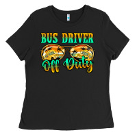 Black Bus Driver Off Duty Ladies Tee - Jasminsmagicworld