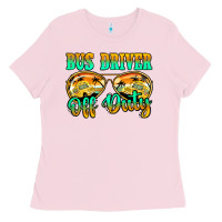 Bubblegum Pink Bus Driver Off Duty Ladies Tee - Jasminsmagicworld