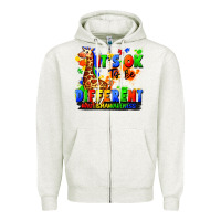 Oatmeal Heather it's ok to be different autism awareness Zipper Hoodie - FaDigitalArtStudio