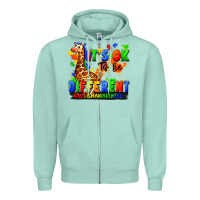 Seafoam it's ok to be different autism awareness Zipper Hoodie - FaDigitalArtStudio