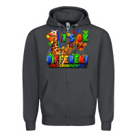 Smoke it's ok to be different autism awareness Zipper Hoodie - FaDigitalArtStudio