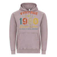 Vintage Zinc Vintage 1980 Clothes 40 Years Old Retro 40th Birthday Vintage Hoodie - Bettercallsaul