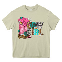 Mossy western cowgirl Heavy Core Tee - NancyCooperArtShop