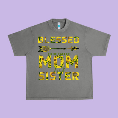 Blessed Mom And Sister Urban Heavy Tee Designed By Bettercallsaul