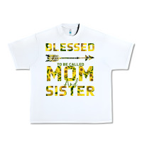 White Blessed Mom And Sister Urban Heavy Tee - Bettercallsaul