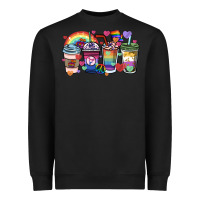 Black lgbtq coffee cups Heavyweight Sweatshirt - HowdyJamesFarm