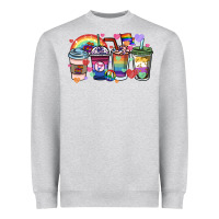 Heather Grey lgbtq coffee cups Heavyweight Sweatshirt - HowdyJamesFarm