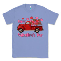 Colony Blue happy valentine's day truck hearts Classic Tee - RanaPortraitStore