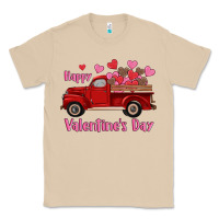 Mushroom happy valentine's day truck hearts Classic Tee - RanaPortraitStore