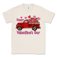 Natural happy valentine's day truck hearts Classic Tee - RanaPortraitStore