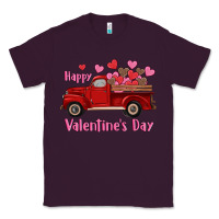 Plum happy valentine's day truck hearts Classic Tee - RanaPortraitStore