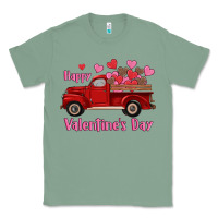 Sage happy valentine's day truck hearts Classic Tee - RanaPortraitStore
