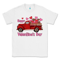White happy valentine's day truck hearts Classic Tee - RanaPortraitStore