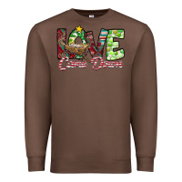 Chestnut Love Came Down Premium Sweatshirt - CowhideDigitalArt