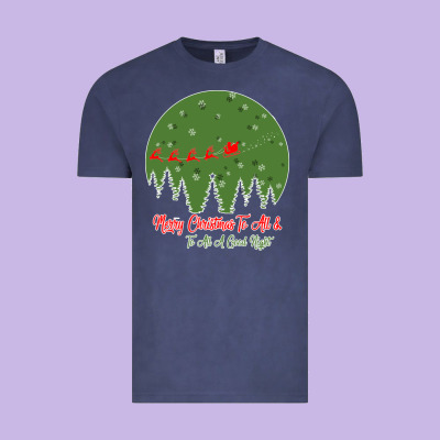 Merry Christmas To All To All A Good Night Vintage Tee Designed By Bettercallsaul