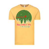 Vintage Mustard Merry Christmas To All To All A Good Night Vintage Tee - Bettercallsaul