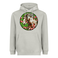 Moon Dust Horse Christmas Heavyweight Hoodie - LillyAllenDesigns