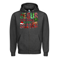 Charcoal Heather jesus is the reason for the season christmas bbs Zipper Hoodie - BundleAndBundleShop